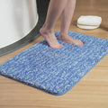 Luxury Quick Dry Non-Slip Bathroom Rugs【24'' x 36'' Night Blue】 Highly Absorbent Washable and Ultra Soft, Extra Thick Fluffy Bath Mats for Shower/Kitchen/Bathtub Floor