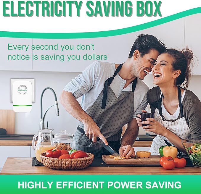 Power Saver Pro,Electricity Saving Box,Stop Watt Energy Saving Device,Eco Volt Pro Energy Saver,Professional Power Saver Device,US Plug,90V-250V 30KW,White,4Pack
