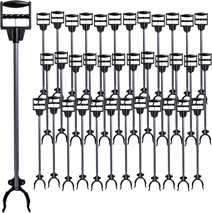 31’’ Grabber Reacher Tool - Heavy Duty 5 lb. Weight Capacity Reaching Picker Upper Stick with Full handgrip for Post Surgery, Seniors, Cleaning Trash (36)