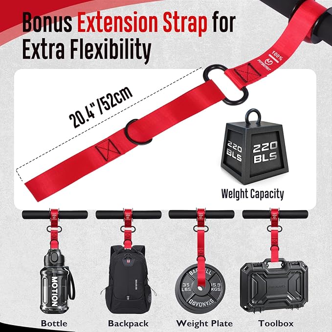 FitBeast Forearm Strengthener & Forearm Exerciser, Wrist Roller with Thicker Handle, Forearm Strength Trainer with Adjustable Strap - Ideal for Grip Strength, Muscle Building, Rehabilitation