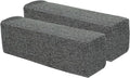 2 Pack Couch Arm Rest Pillow, 6''x6''x20'' Linen Cover, High Density Foam Armrest Cushion, Removable & Washable Elbow Support for Sofa, Bed, and Armchair (Dark Grey)