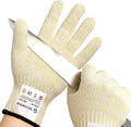 Schwer SlicePro Ultra-Durable ANSI A9 Cut Resistant Gloves PR1501, 10X Reinforced Food Grade Cutting Glove, Mandoline Gloves for Kitchen Meat Cutting, Oyster Shucking, Fish Fillet Processing, M
