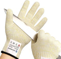 Schwer SlicePro Ultra-Durable ANSI A9 Cut Resistant Gloves PR1501, 10X Reinforced Food Grade Cutting Glove, Mandoline Gloves for Kitchen Meat Cutting, Oyster Shucking, Fish Fillet Processing, S