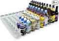 Display Technologies Visi-Slide Gravity Fed Organizer for 12/16oz high ring Beverages on flat and angled shelves in Cold Vaults & Coolers (Pack of 6)
