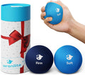 Serenilite Hand Therapy Exercise Stress Ball Bundle - Tri-Density Stress Balls for Adults & Grip Strengthening