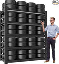 Metal Shelving 78" H x 48" W x 18.0" D, Heavy Duty Garage Shelves Series, Industrial Steel Storage Rack for Garage, Basement & Workshops, Multifunctional Utility Shelving Unit