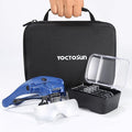 YOCTOSUN Magnifying Glasses with 4 LED Lights 5 Lenses Headband Storage Case Hands Free Lighted Head Magnifier for Crafts Cross Stitch Painting Close Work and Hobby