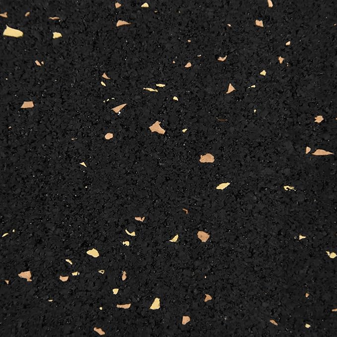IncStores 3/8 Inch Thick Heavy Duty Rubber Flooring Roll | Flexible Recycled Rubber Roll Flooring for a Stronger and Safer Basement, Home Gym, Shed, or Trailer | 4ft x 10ft