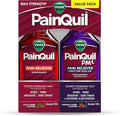Vicks PainQuil & PainQuil PM Pain Relief Liquid, 1000mg Acetaminophen, 2x12 oz