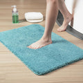 Luxury Quick Dry Non-Slip Bathroom Rugs【20'' x 30'' Blue】 Highly Absorbent Washable and Ultra Soft, Extra Thick Fluffy Bath Mats for Shower/Kitchen/Bathtub Floor