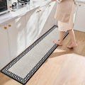 Anti Fatigue Kitchen Rug Long Kitchen Mats for Floor Ergonomic Comfort Memory Foam Standing Mat Non Slip Waterproof Kitchen Rug Farmhouse Kitchen Rugs for Floor Office Sink Laundry 17.3×70.8inch