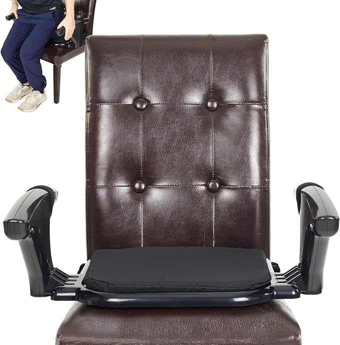 Vive Seat Lifter Chair Assist for Elderly & Adults - Patented Portable Sit to Stand Lift Device for Seniors - Stand Assist Aid & Support - Cushioned Transfer & Mobility Aid - Supports 250 pounds