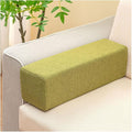 Couch Arm Rest Pillow, High Density Foam Armrest Cushion Removable Pillowcase Washable Elbow Support, Thicken High Density Foam Pad for Recliner Sofa, Bed, Armchair(Green,37.4X7.9X7.9in)