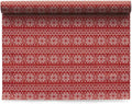 MY DRAP Washable And Reusable Cloth Placemat - 17.7 x 12.6 in (6 Per Roll, Cotton Noel)