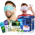 ProCIV 20-Pack Steam Eye Masks for Dry Eyes, Warm Eye Mask, Relief Fatigue & Dark Circle, Heated Eye Mask for Puffy Eyes, Disposable Sleep Mask, Moist Hot Compress Eye Patch for Sleeping, 4 Flavors