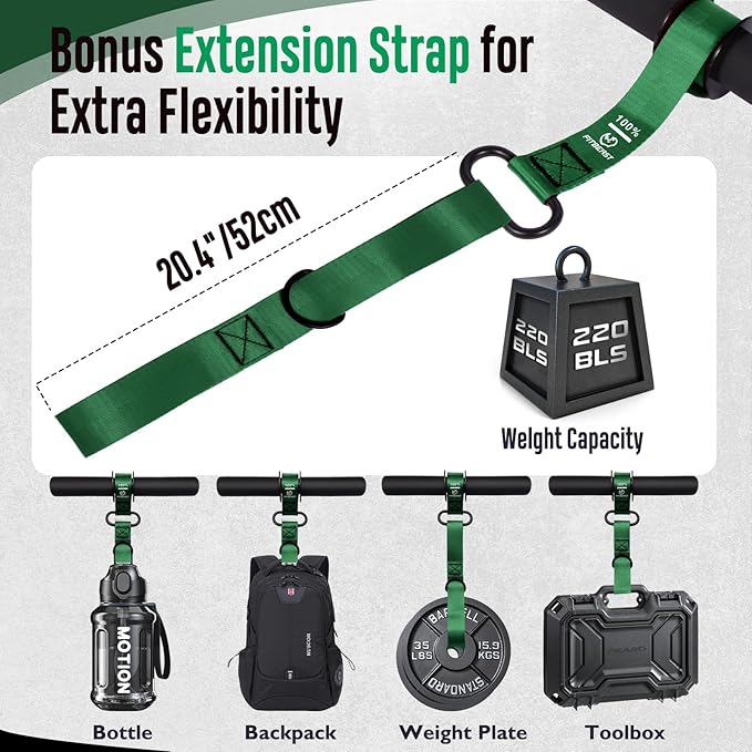 FitBeast Forearm Strengthener & Forearm Exerciser, Wrist Roller with Thicker Handle, Forearm Strength Trainer with Adjustable Strap - Ideal for Grip Strength, Muscle Building, Rehabilitation