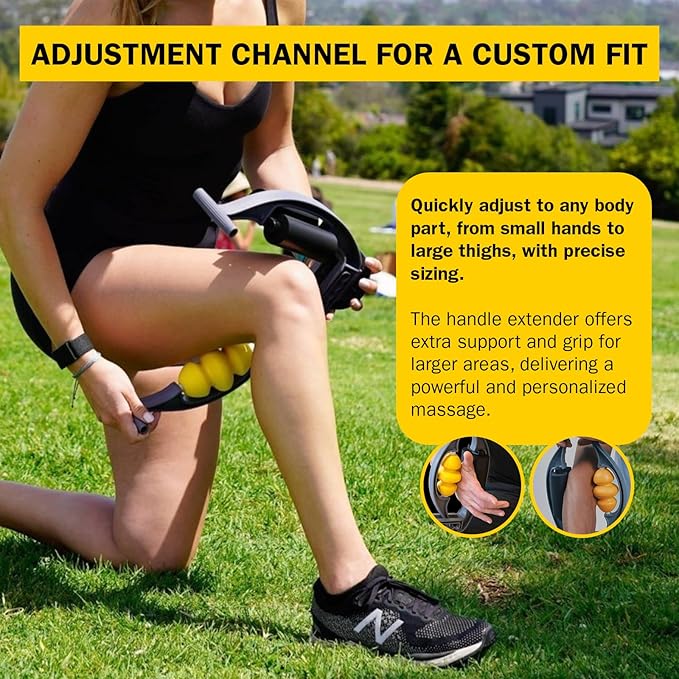 Rolflex The Massage Combo – 3-in-1 Roller for Muscles Deep Tissue with Firm Knobble, Contoured Muscle & Medium Oval Foam – Portable & Easy to Use Arm Massager & Leg Roller