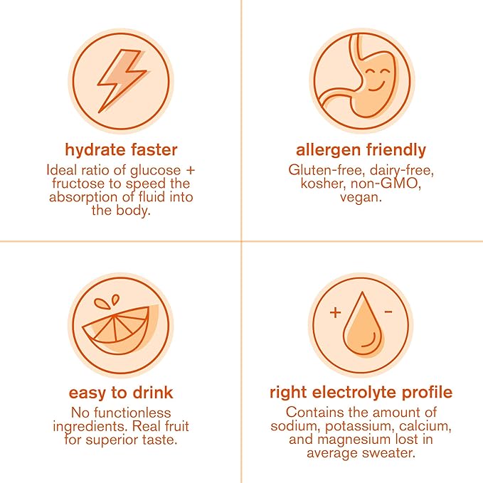 Skratch Labs Hydration Powder | Sport Drink Mix | Electrolytes Powder for Exercise, Endurance, and Performance | Orange | 60 Servings | Non-GMO, Vegan, Kosher