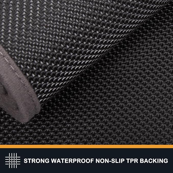 PURRUGS Dirt Trapping Door Mat 34" x 59", Non-Slip Machine Washable Entry Rug, Shoe Scraper, Dog Doormat, Super Absorbent Welcome Mat for Front & Back Door, Muddy Shoes & Paws, Light Grey-Dark Grey