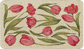Welcome Spring Door Mat Tulip Flowers Doormat Indoor Outdoor Entrance Summer Decor Outdoor Rug Low-Profile Floor Rug Non Slip Spring Summer Decor Rubber Mats for Home Decoration 17x29Inch