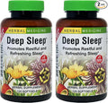 Herbs Etc. Deep Sleep Softgels - Herbal Sleep Support Supplement - Rest & Calming Support with Passionflower, Chamomile & Lemon Balm - 120 Softgels (120 Servings) - 2 Pack