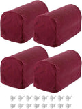 uxcell Stretch Armrest Covers Armchair Anti-Slip for Chairs Sofas Couch Arm Covers Recliner Sofa Burgundy 4 Pcs