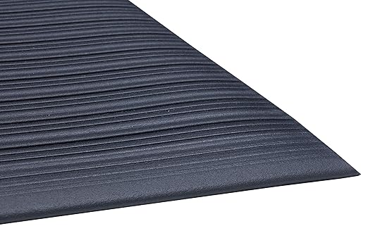 Guardian Air Step Anti-Fatigue Floor Mat, Vinyl, 3'x60', Gray, Reduces fatigue and discomfort, Can be easily cut to fit any space