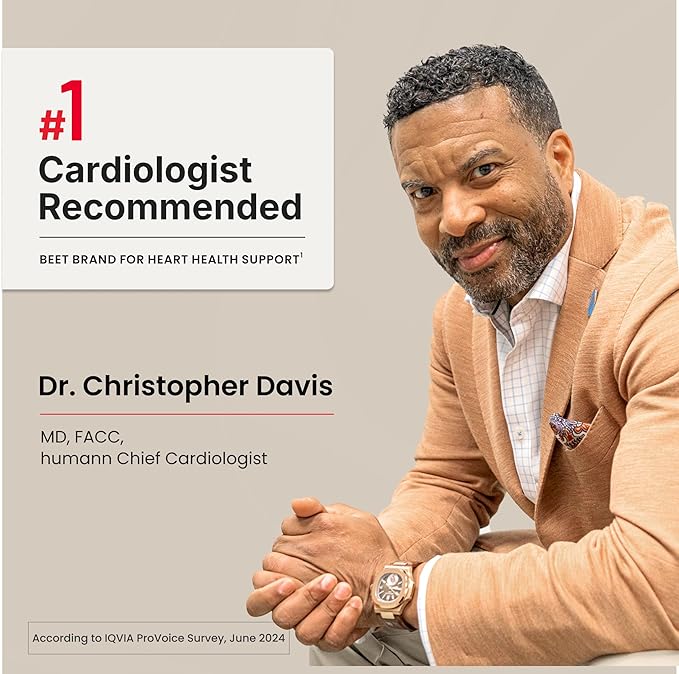 Humann SuperBeets Heart Gummies Advanced - CoQ10 150 mg Plus Beet Root Powder & Grape Seed Extract, 120 Count