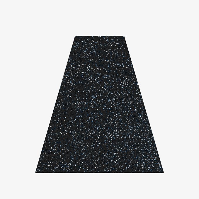 IncStores 3/8 Inch Thick Heavy Duty Rubber Flooring Roll | Flexible Recycled Rubber Roll Flooring for a Stronger and Safer Basement, Home Gym, Shed, or Trailer | 4ft x 10ft