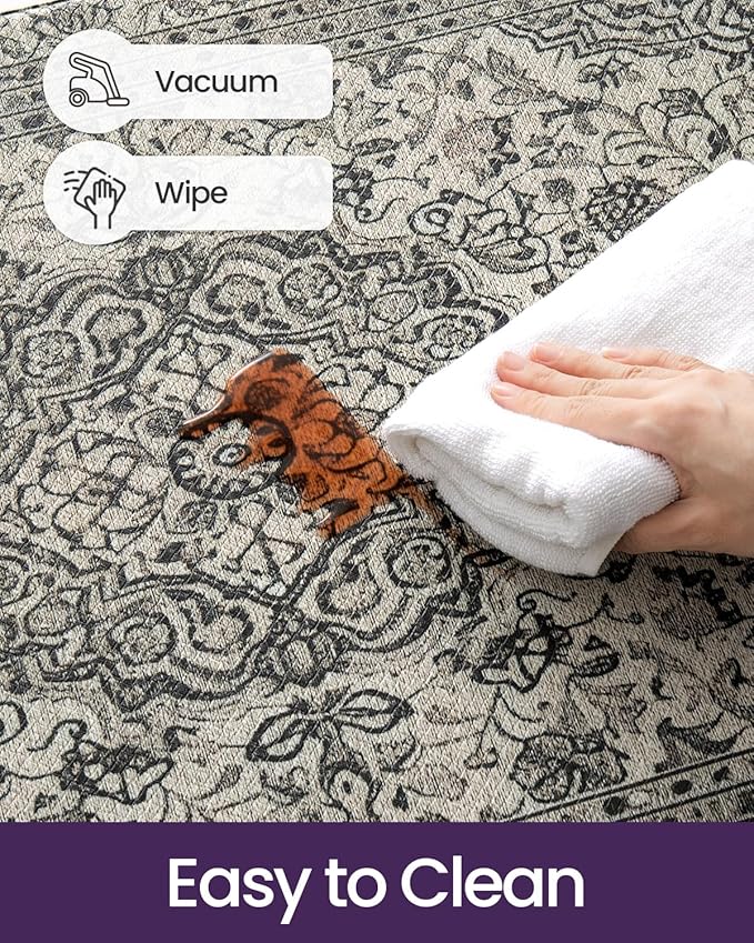 DEXI Kitchen Mats for Floor Cushioned, 23x86 Extra Large Long Runner Rug Non Slip, Waterproof Soft Comfort Standing Padded Anti Fatigue Decorative, Brown Grey