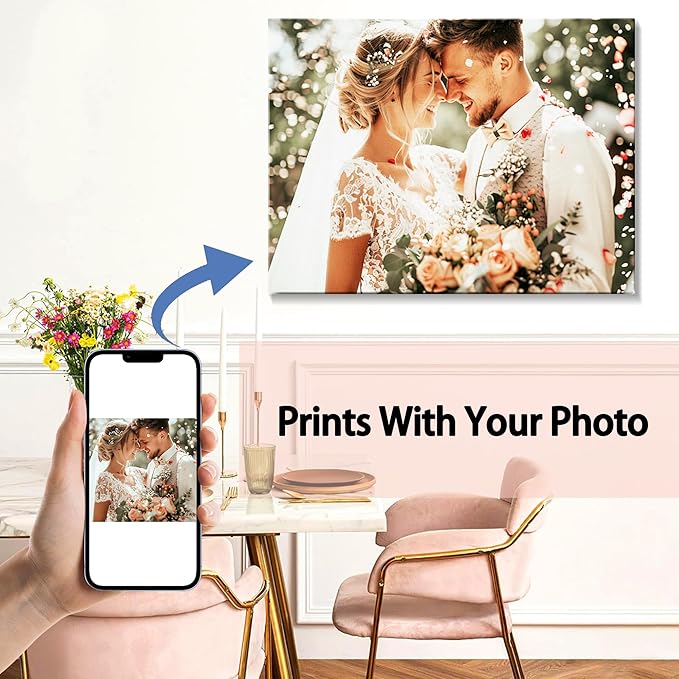 Canvas Prints with Your Photos (Framed 30x20) Personalized Canvas Pictures for Wall Art Digitally Customized Prints with Your Photo Custom Photo Gifts for Home Decor Print Photos Service from Amazon