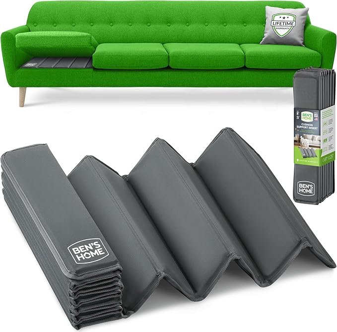 BEN'SHOME Heavy Duty Couch Cushion Support Board – Instantly Repair Sagging Deep Sofa Seat | 30" x 68"-81" | .5" Furniture Grade Wood Under Cushions Insert, Anti-Slip, Extend Sofas & Couches Life