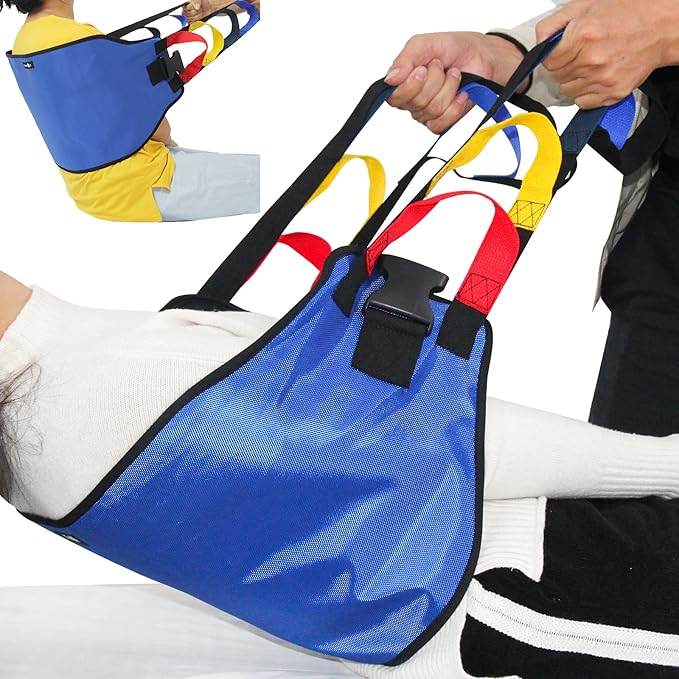 Transfer Belt Transfer Sling for Nursing Patients, Standing & Supports & Transfer Aids for Elderly, Gait Belt for Patient Care, Transfer Belt for Bedridden Patient