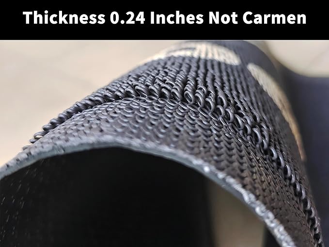 Commercial Floor Mat Personalized Area Rug Any Size Color Logo Shape Pattern Indoor and Outdoor Washable Entrance Mat Entryway Welcome Non-Slip Mat Durable Wear Resistance Rug