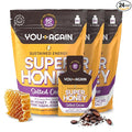 You Again Super Honey Clean Energy Gel, Himalayan Salted Cacao | Electrolyte Replenishment Running Fuel | Endurance Workouts & Cycling Gel | Paleo & Carnivore Snack | Gluten-Free | Chocolate 24-Pack