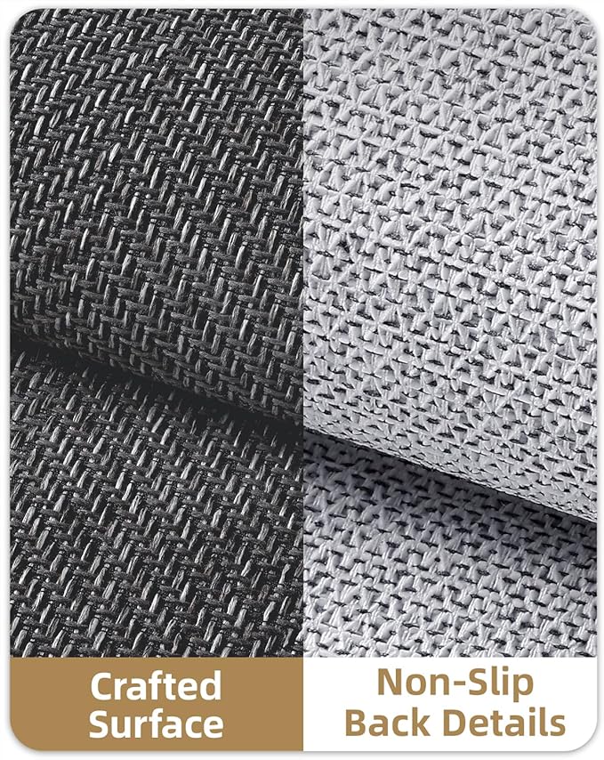 Color&Geometry Ultra Thin Indoor Door Mat 24"x36", Machine Washable Front Door Mat Non Slip, Low Profile Entrance Mat Indoor, Absorbent Carpet for Inside, Entry, Entryway, Dark Grey (FOLD)