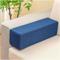 Couch Arm Rest Pillow, High Density Foam Armrest Cushion Removable Pillowcase Washable Elbow Support, Thicken High Density Foam Pad for Recliner Sofa, Bed, Armchair(Royal blue,29.5X7.1X7.1in)