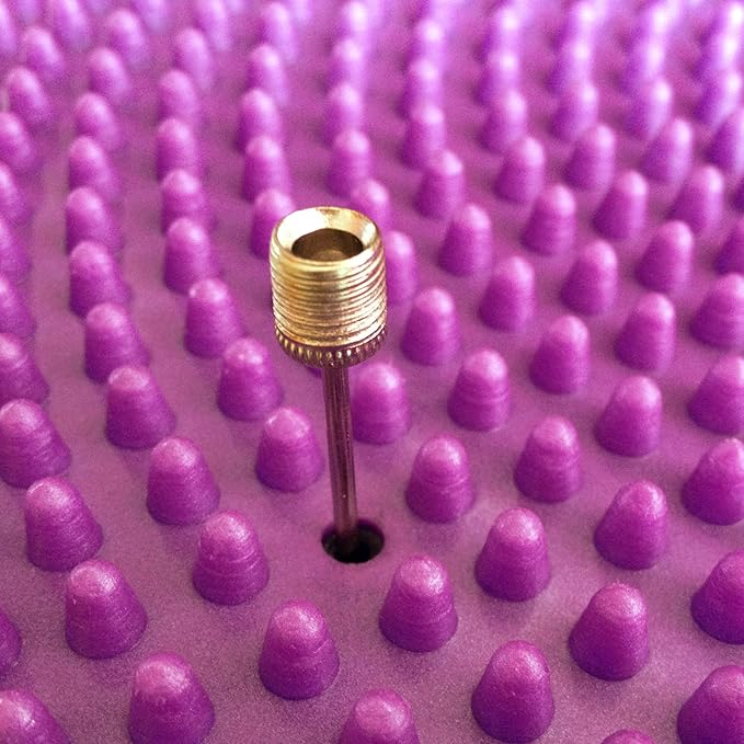 AppleRound Inflated Wobble Cushion with Hand Pump, Air Stability Board (Extra Thick), Core Balance Disc for Adults, Sensory Wiggle Seat for Kids, Flexible Seating for All Age, 13.5in / 34cm Diameter