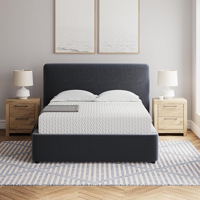 Signature Design by Ashley Chime Memory Foam 12" King Mattress with Thick Memory and Support Foam for Pressure Relief, Fiberglass Free, Mattress In A Box