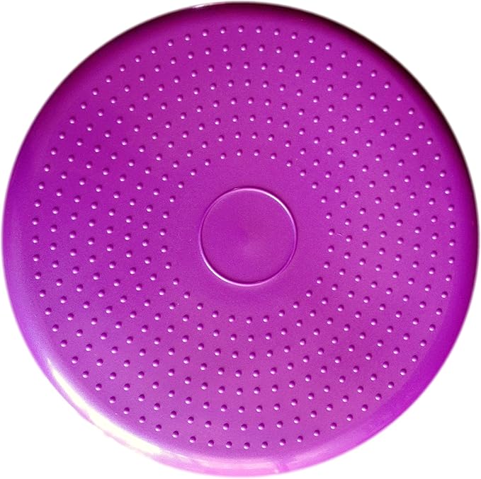AppleRound Inflated Wobble Cushion with Hand Pump, Air Stability Board (Extra Thick), Core Balance Disc for Adults, Sensory Wiggle Seat for Kids, Flexible Seating for All Age, 13.5in / 34cm Diameter