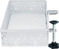 Clip-on Drawer organizers,desk organizer,can be clipped around the table to store small items (white)