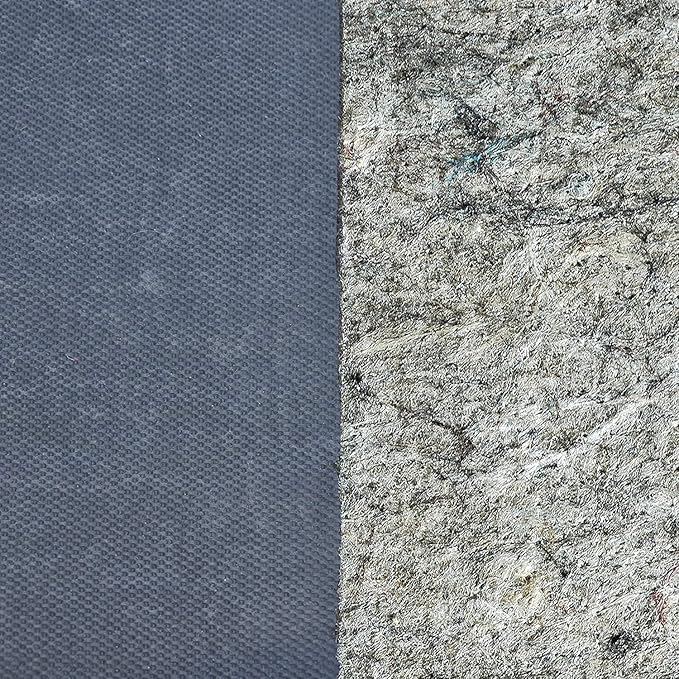 RUGPADUSA - Dual Surface - 6'10" x 9'10" - 1/4" Thick - Felt + Rubber - Non-Slip Backing Rug Pad - Safe for All Floors