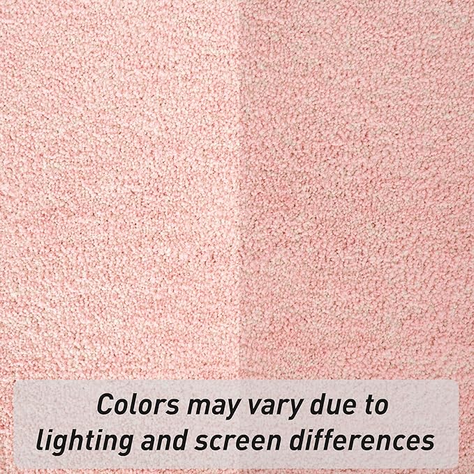 Luxury Quick Dry Non-Slip Bathroom Rugs【20'' x 30'' Cherry Pink】 Highly Absorbent Washable and Ultra Soft, Extra Thick Fluffy Bath Mats for Shower/Kitchen/Bathtub Floor