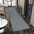 Ottomanson 2'7" x 49' Hallway Runner with Scraper Pile - Extra Durable Non-Slip Rug Mat for Indoor & Outdoor Use - Ideal for Kitchen, Entryway & Garage - High-Traffic Carpet, Gray