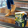 Grip Tape for Stairs 30" x 8" - 15-Pack Glow in the Dark Outdoor Stair Treads Non-Slip Weather Resistant - Anti Slip Tape for Exterior Wooden Steps - Waterproof 80-Grit Adhesive Treads by Thunder Grip