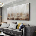 Abstract Wall Art Home Decor Wall Brown Canvas Print Wall Art Framed Modern Abstract Artwork for Living Room Bedroom Dining Room Home Office Decor 24"x48"