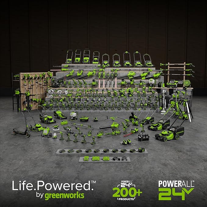 Greenworks 24V Brushless Cordless Impact Driver Kit, 2650in./lbs Torque, Variable Speed-Battery and Charger Sold Separately, Green
