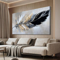 YISXINOAG Canvas Wall Art Abstract Art Wall Decor Modern Canvas Wall Decor Modern Home Decorations Black and Gold Minimalist Abstract Art Prints for Bedroom, Dining Room Home Artwork Size 24"X48"