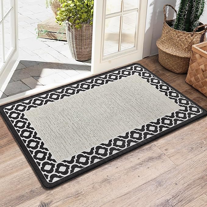 Small Anti Fatigue Kitchen Rug Kitchen Sink Rug Non Slip Kitchen Mats for Floor Cushioned Kitchen Rug Ergonomic Comfort Standing Mat for Kitchen Floor Office Sink Laundry 17.3 x 27.5inch