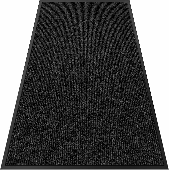 Custom Size Extra Large Front Door Mat, 4FT x 8FT Indoor Outdoor Entrance Commercial Floor Mat, Heavy Duty Dirt Trapper Doormat for Entryway Welcome Mat, Low Profile, Non-Slip, Waterproof